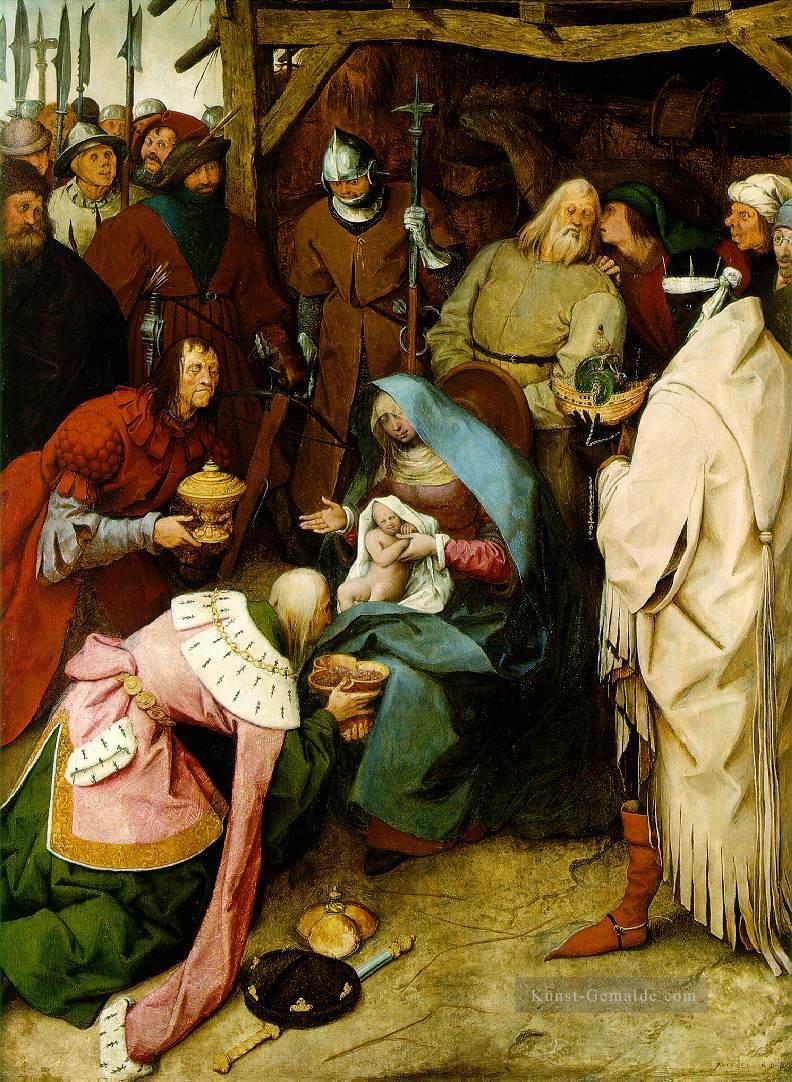 die Anbetung der Könige Flämisch Renaissance Bauer Pieter Bruegel der Ältere Ölgemälde